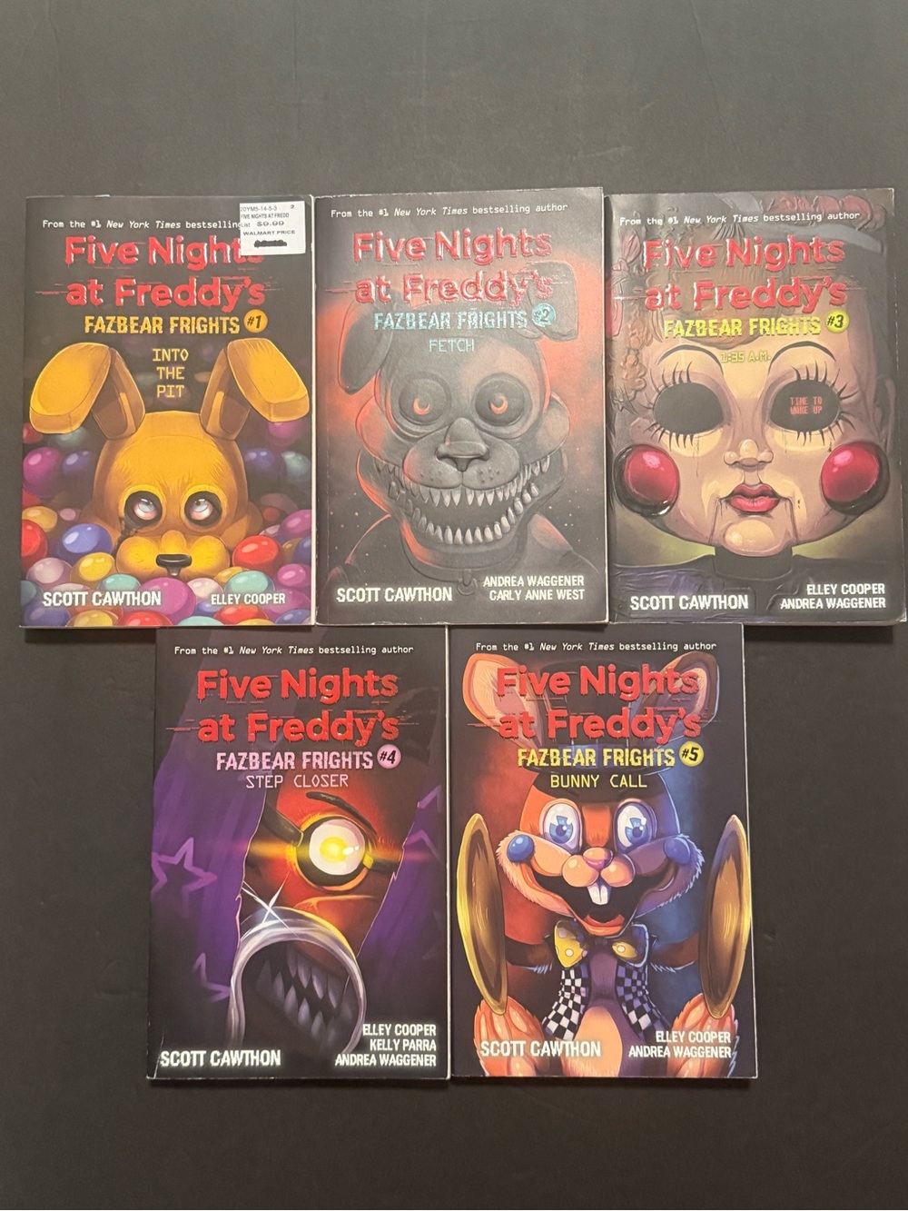 Five Nights at Freddy's Fazbear Frights Book Set #1-5 -G
